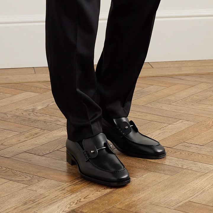 Men's Slip-On Loafers with Buckle - ARNO CONTI