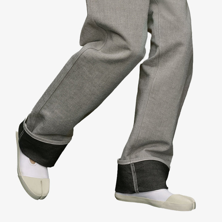 Cotton Canvas Split-toe Sneakers - Arno Conti Shoe