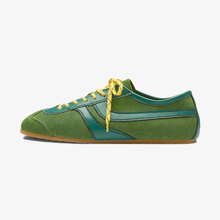 Vibrant Green Suede Sneakers - Arno Conti Shoe