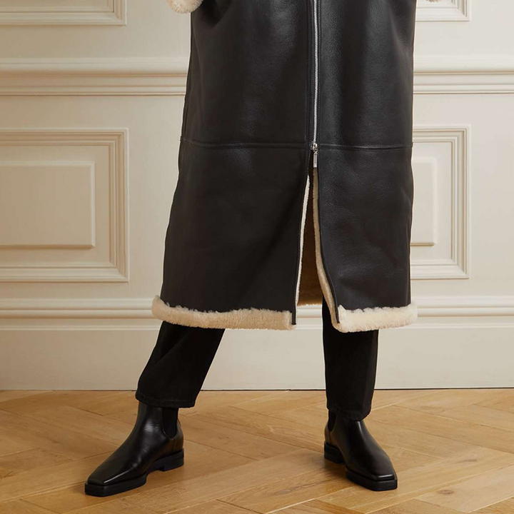 Classic Black Calfskin Ankle Boot - ARNO CONTI