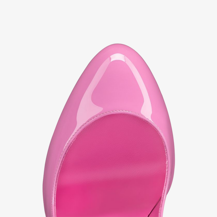 Stylish Pink Patent Leather Pump - ARNO CONTI
