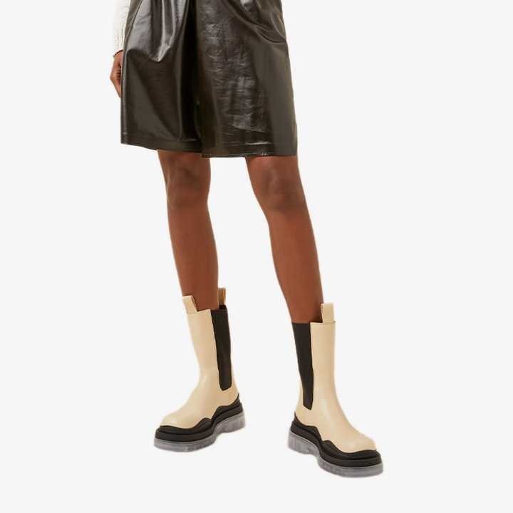 Beige/Black Chelsea Boots - Arno Conti Shoe