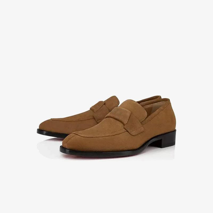Timeless Suede Penny Loafers - ARNO CONTI