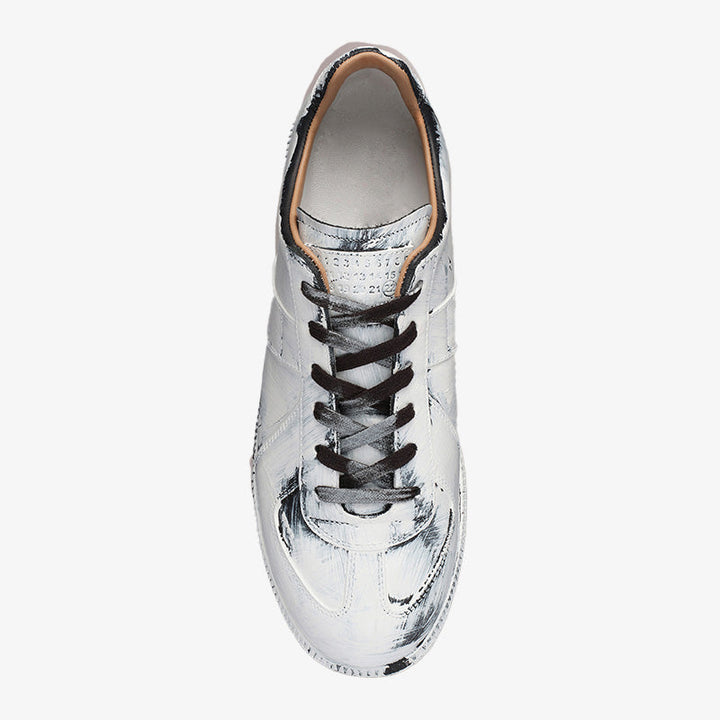 Luxury White Calfskin Sneakers - Arno Conti Shoe