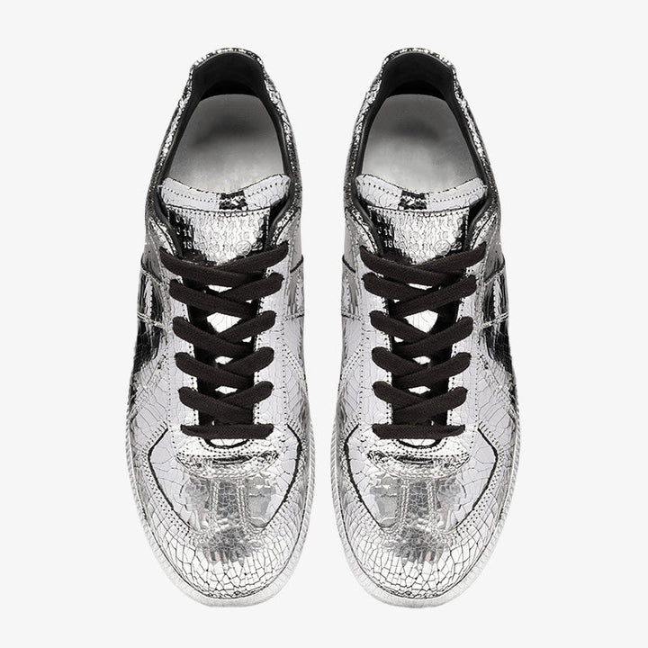 Broken Mirror Finish Sneakers - Arno Conti Shoe