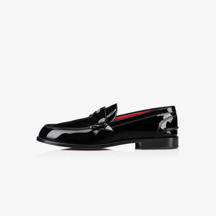 Sleek Patent Leather Penny Loafers - ARNO CONTI