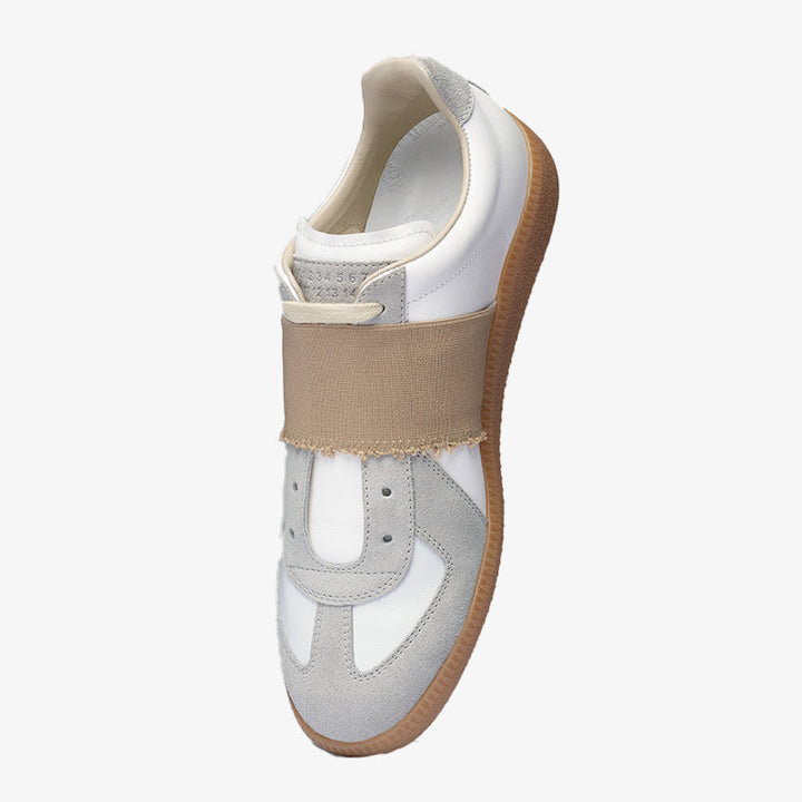 Luxe Calf Sneakers with Signature Details - Arno Conti Shoe