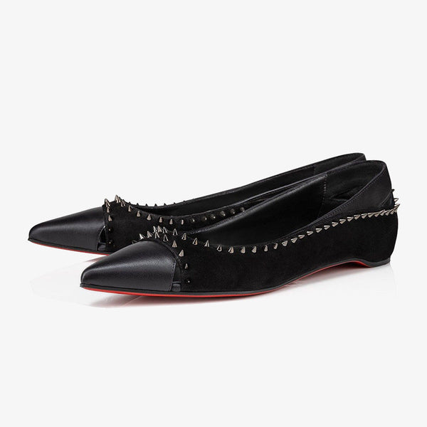 Striking Black Suede Sandals