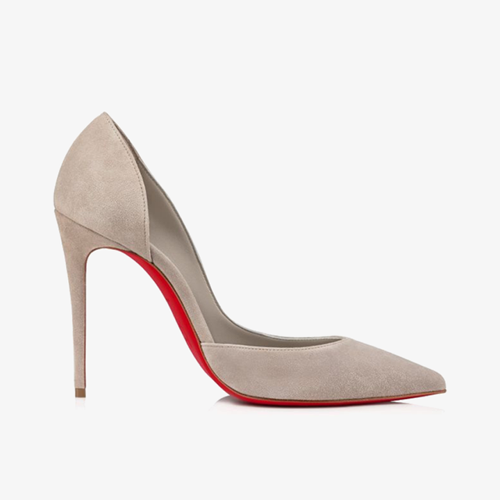 Elegant Goose Grey Suede Pump - ARNO CONTI