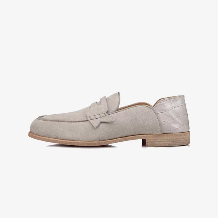 No Grey Penny Leather Loafers - ARNO CONTI