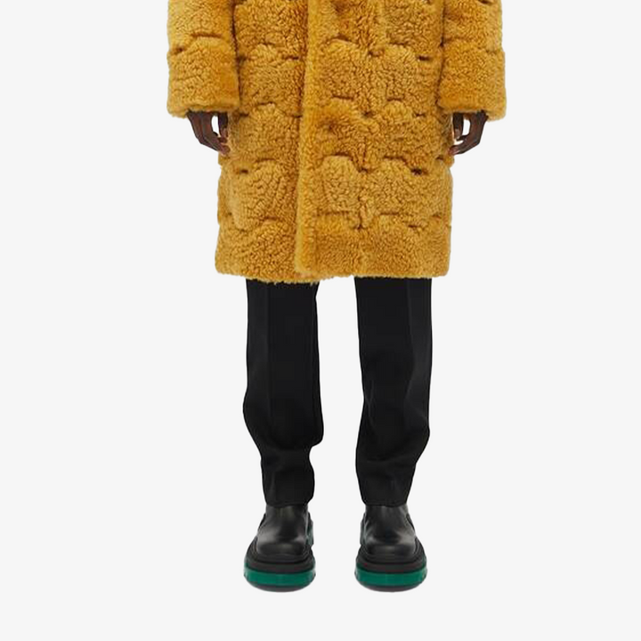 Black/Green Cropped Chelsea Boots - Arno Conti Shoe