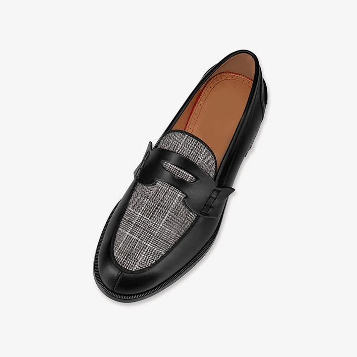 Casual Bi-color Leather Penny Loafers - ARNO CONTI