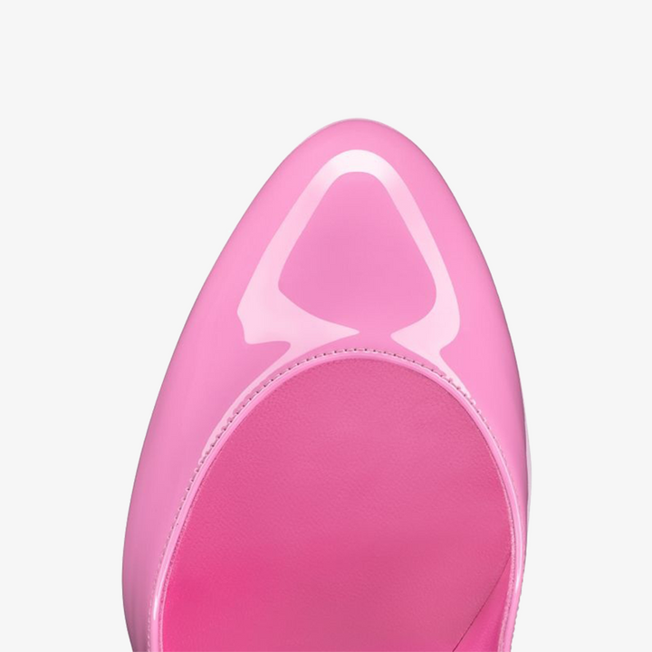 Pink Patent Calf Leather Stiletto - ARNO CONTI