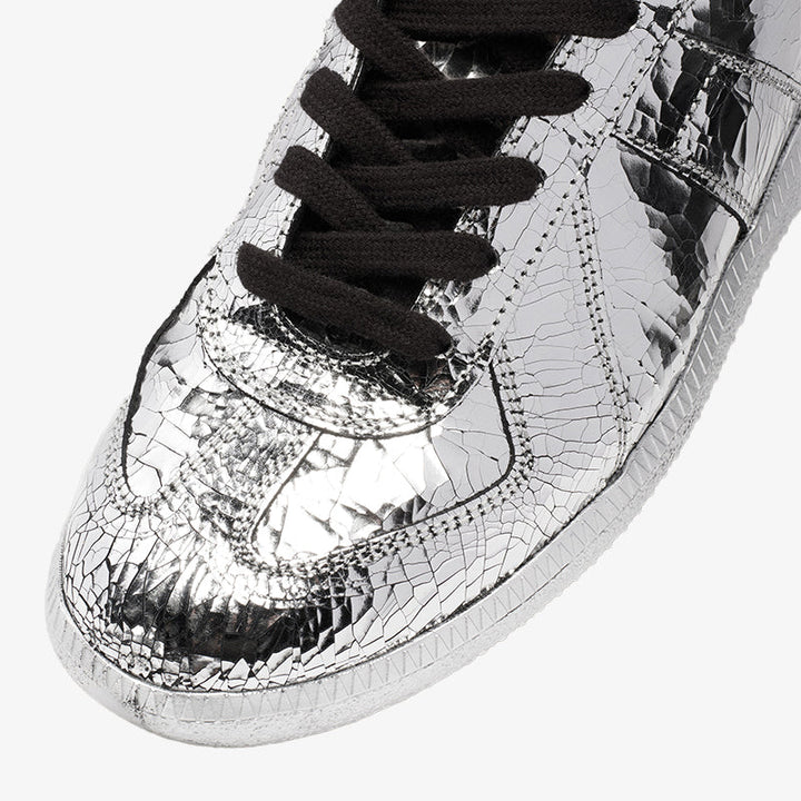 Broken Mirror Finish Sneakers - Arno Conti Shoe
