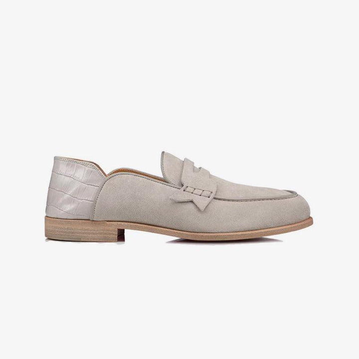 No Grey Penny Leather Loafers - ARNO CONTI
