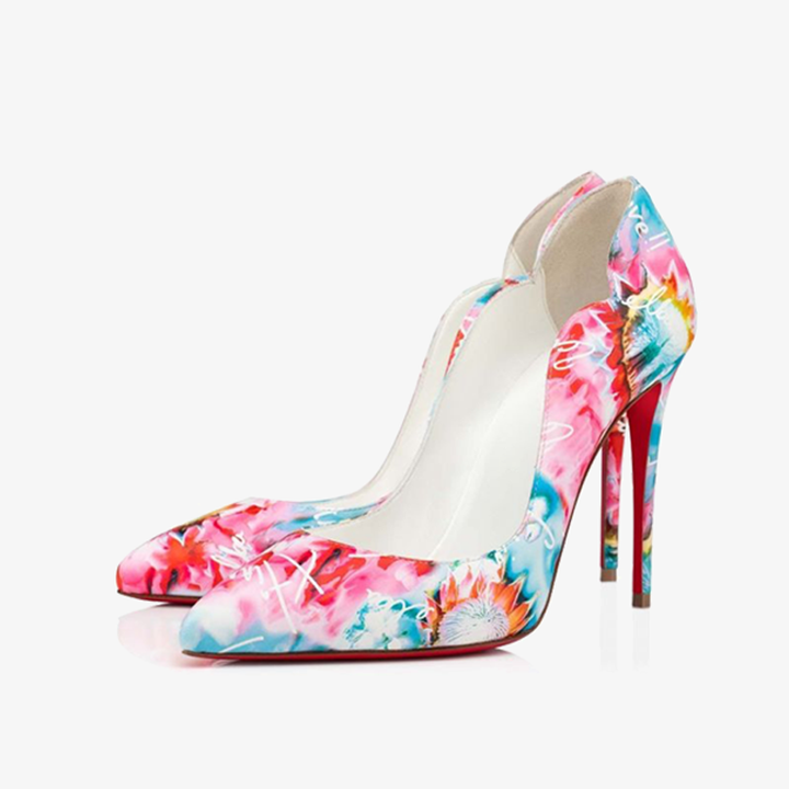 Elegant Multicolor Calf Leather Pump - ARNO CONTI