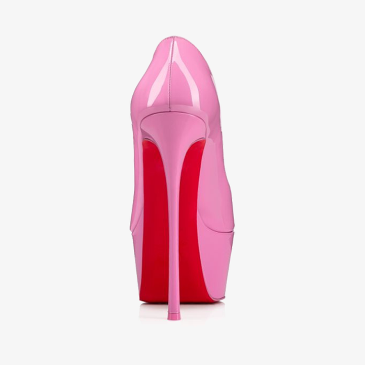Pink Patent Calf Leather Stiletto - ARNO CONTI