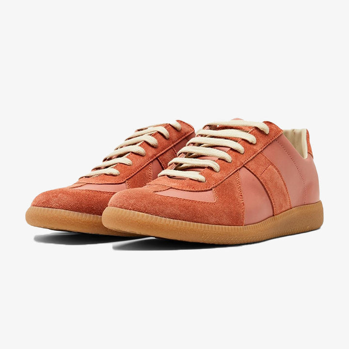 Hawthorn Red Leather Sneakers - Arno Conti Shoe