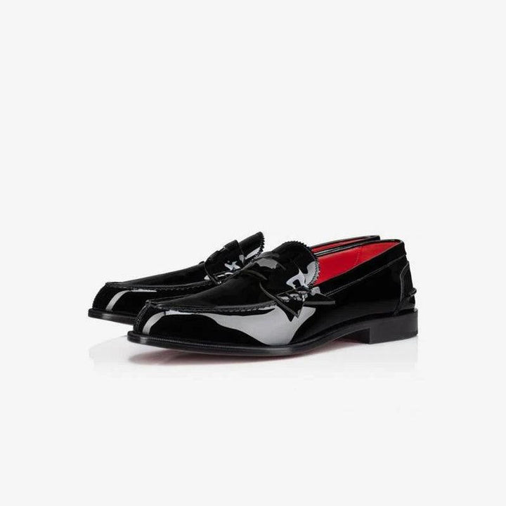Sleek Patent Leather Penny Loafers - ARNO CONTI