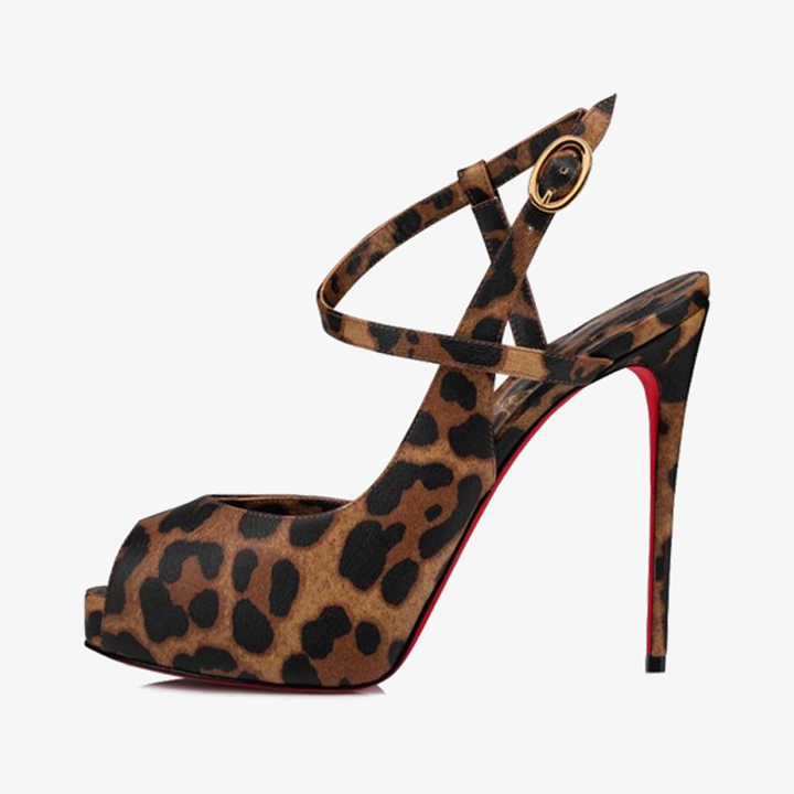 Leopard Print Calf Leather Pumps - ARNO CONTI