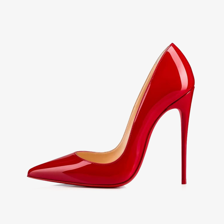 Red Patent Calf Leather Stiletto - ARNO CONTI