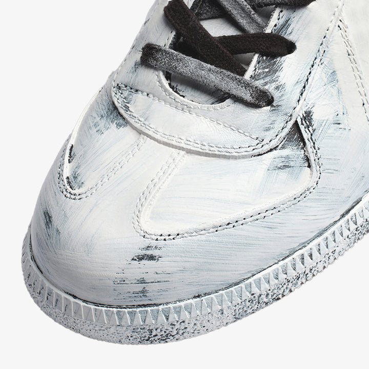 Luxury White Calfskin Sneakers - Arno Conti Shoe