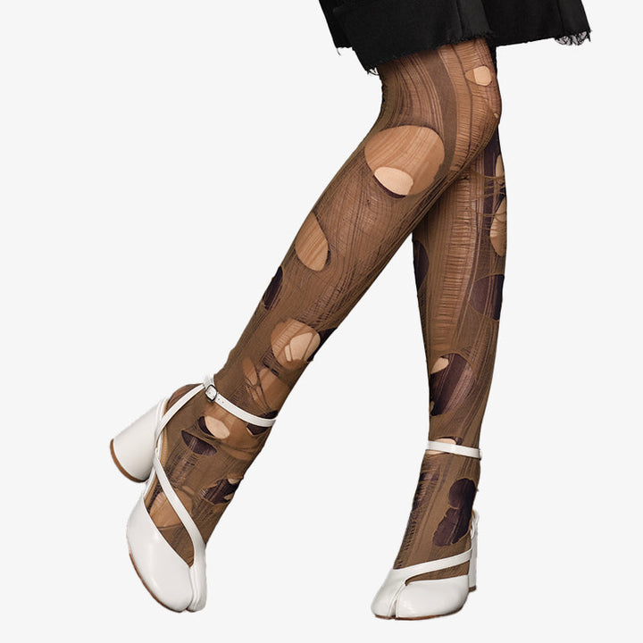 Leather Split-toe Cut-Out High heels - Arno Conti Shoe