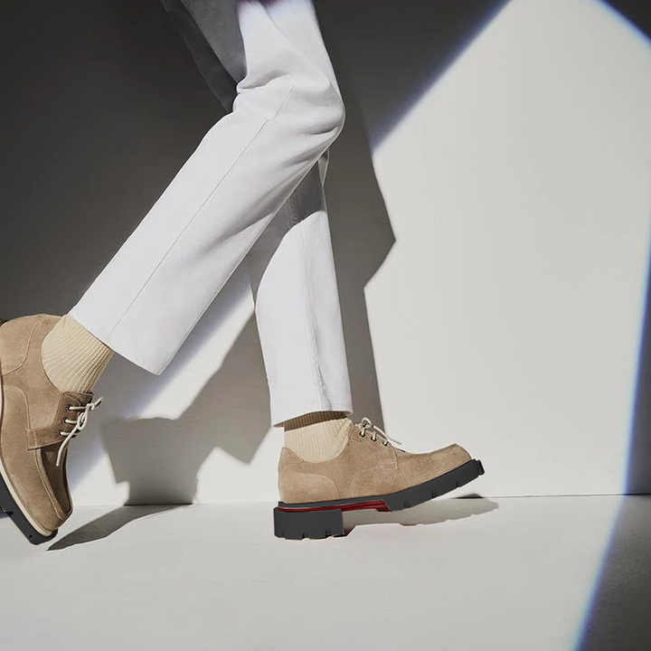 Khaki suede Mens Ankle Boots - ARNO CONTI