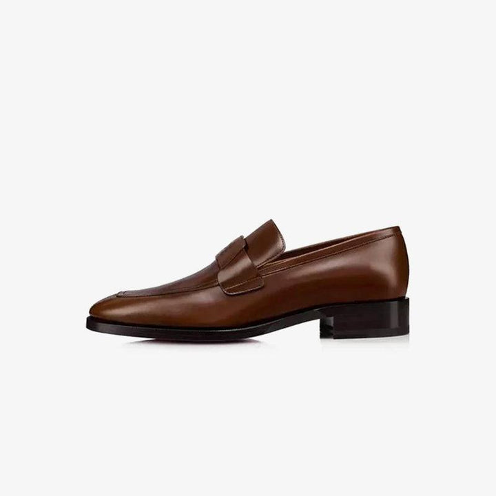 Square Toe Slip-On Buckle Loafers - ARNO CONTI
