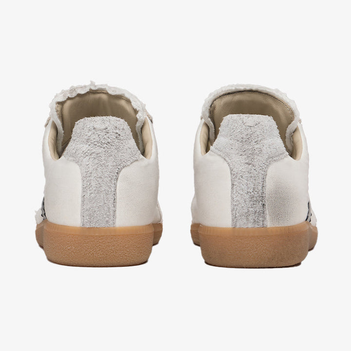 White Vintage Sneakers - Arno Conti Shoe