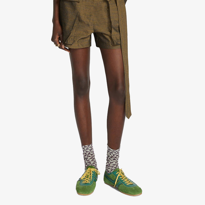 Vibrant Green Suede Sneakers - Arno Conti Shoe