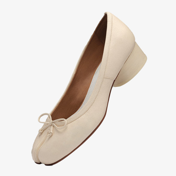 Split-toe Ballerinas in Soft Nappa Leather - Arno Conti Shoe