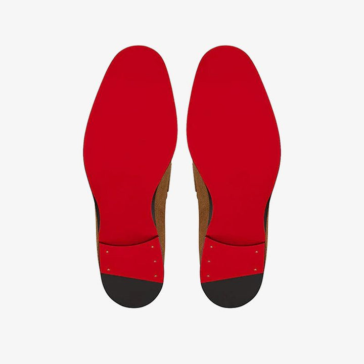Square Toe Slip-On Buckle Loafers - ARNO CONTI