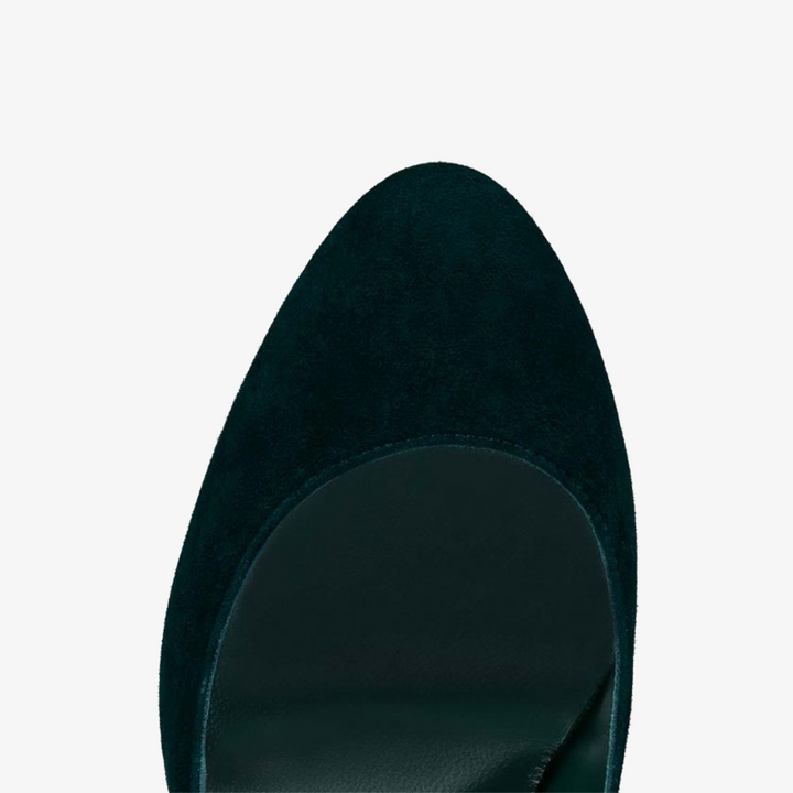 Rakish Green Velvet Pump - ARNO CONTI