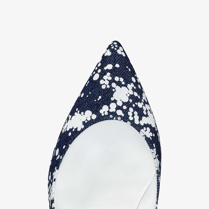 Elegant Blue Fabric Pumps - ARNO CONTI