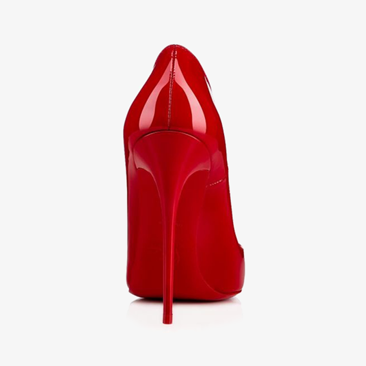 Red Patent Calf Leather Stiletto - ARNO CONTI