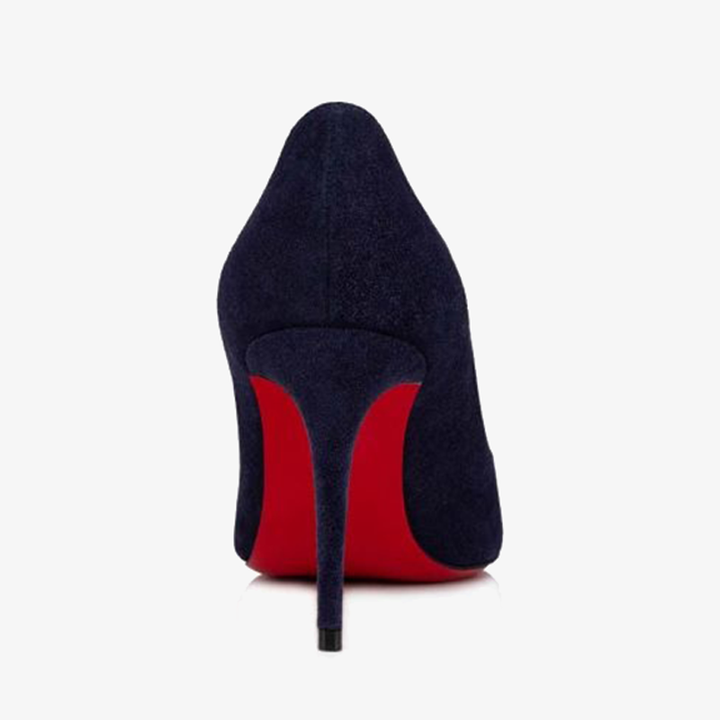 Elegant Blue Waxed Suede Pumps - ARNO CONTI