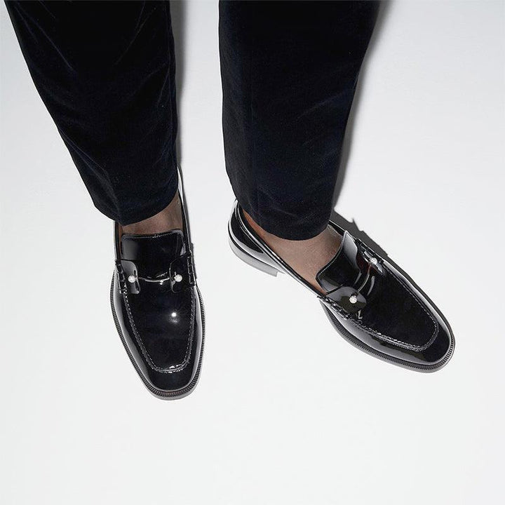 Sleek Patent Leather Loafers - ARNO CONTI