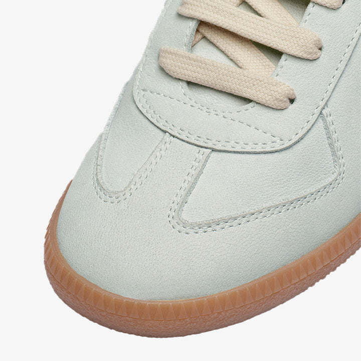 Light Blue-Green Lace-Up Sneakers - Arno Conti Shoe