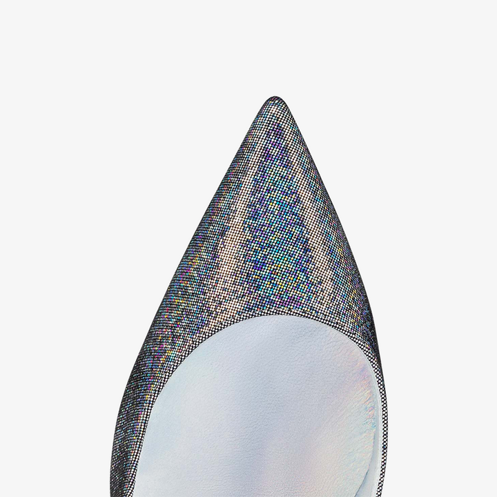 Pointy Pump with Silver-Tone - ARNO CONTI