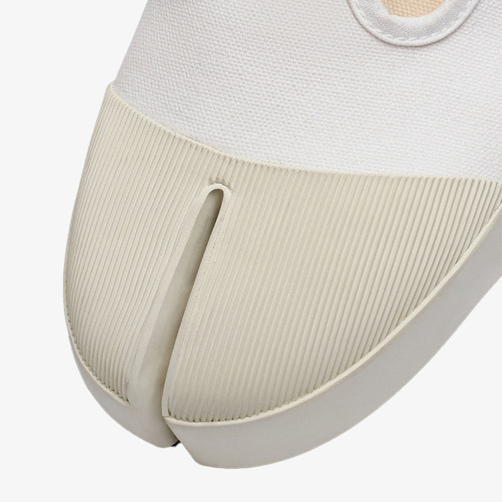 Cotton Canvas Split-toe Sneakers - Arno Conti Shoe