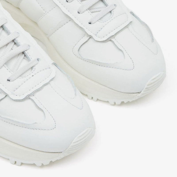 Vibrant White nylon Low-Top Trainers - Arno Conti Shoe