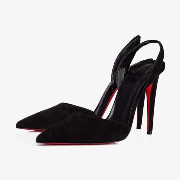 Black Slingback Pumps