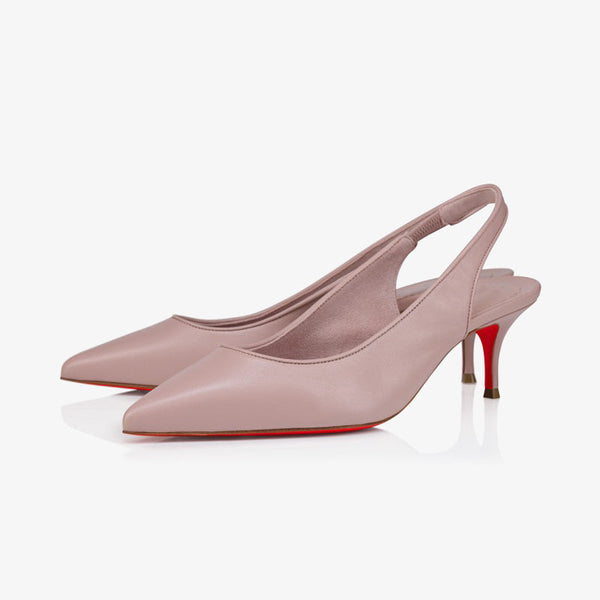 Vintage Rose Leather Pointed Toe Pumps