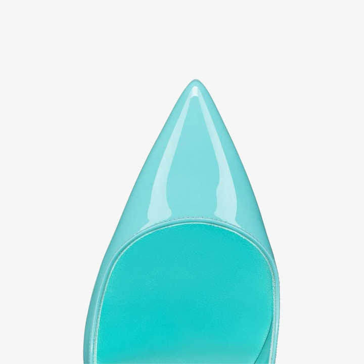 Blue Patent Leather Stiletto - ARNO CONTI