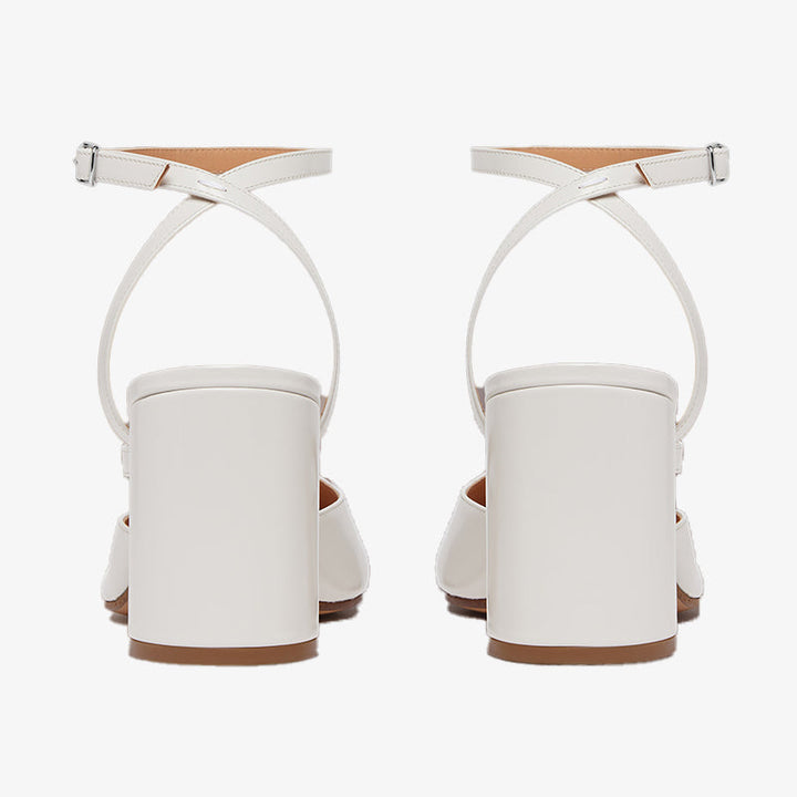 Leather Split-toe Cut-Out High heels - Arno Conti Shoe