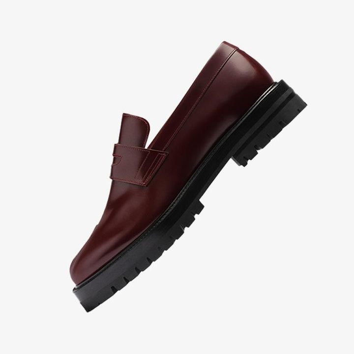 Brushed Split-Toe Chunky Loafers - Arno Conti Shoe