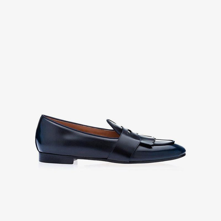 Refined Leather Penny Loafers - Arno Conti Shoe