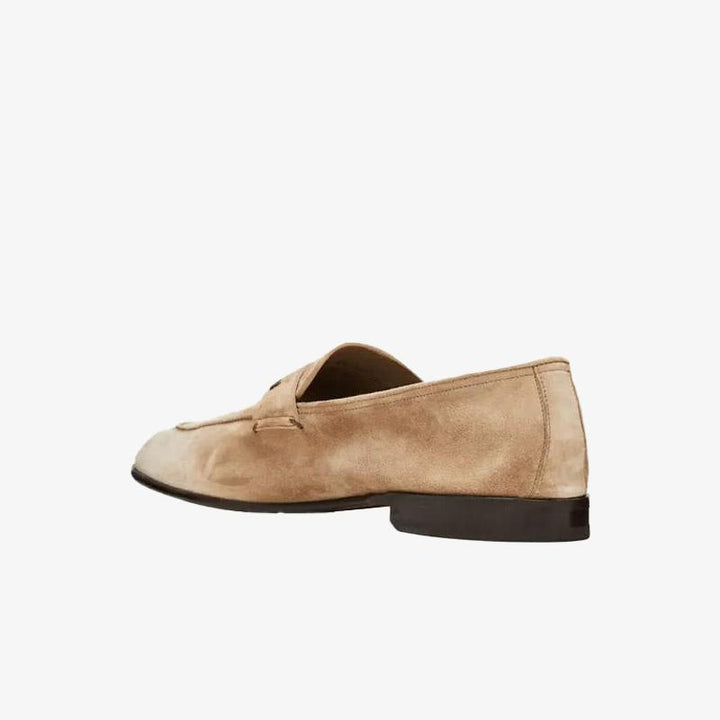 Penny Loafers with Keeper Strap - Arno Conti Shoe