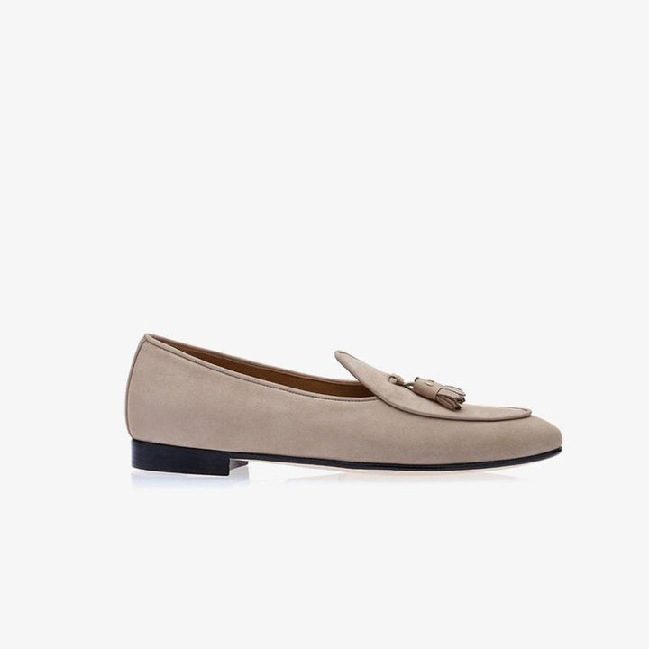 Tassel Loafers in Apricot - Arno Conti Shoe
